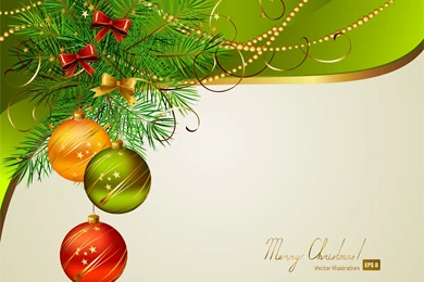 Vector Art Christmas Backgrounds   Swirly Floral Christmas Vector ...