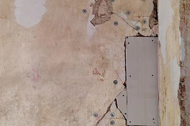 Prepping The Walls In The Upstairs Office!