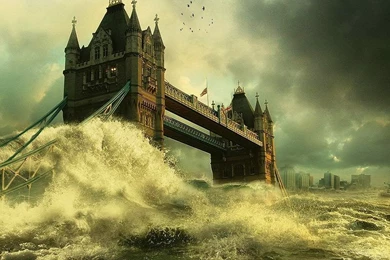 Bridge Under Water Wallpapers   3D Graphics Wallpapers   Free ...