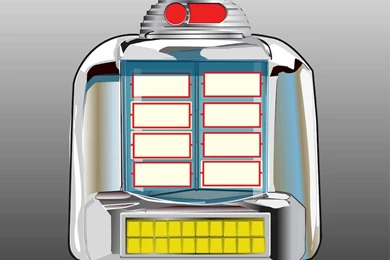 Jukebox Vector Vector Art & Graphics
