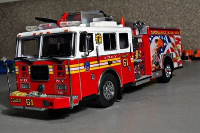 FDNY Squad 61 Seagrave Commander II Diecast   A Photo On Flickriver