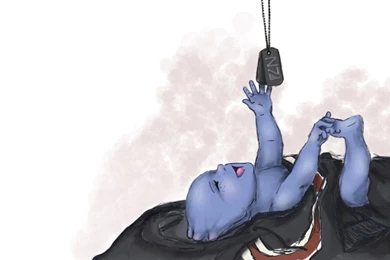 Liara And Commander Shepard's Baby   Mass Effect : Desktop And ...