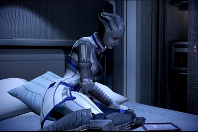 Mass Effect 3 Liara Studying Dreamscene By Droot1986 On DeviantArt