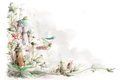 Fairy Tale World Tree Tale Artistic House Butterfly Fairy HD ...