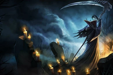 Download Dark Grim Reaper Wallpapers 1356x800