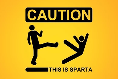 Download Caution This Is Sparta Wallpapers For IPad