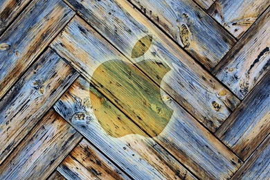 Apple Logo Wood Wallpapers