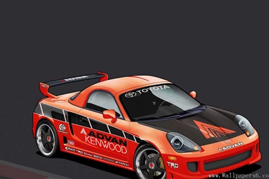 Toyota MR2 Vector Car － Auto Wallpapers   Free Download ...