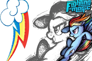 Rainbow Dash (Fighting Is Magic)Wallpapers 1024x768 By ...