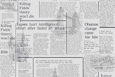 Papel Parede New Vintage Newspaper Wallpapers Bar Cafe Decoration ...