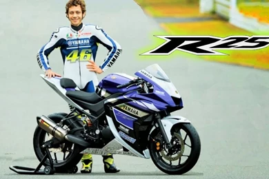 Valentino Rossi Yamaha R25 HD Wallpapers   HD Wallpapers