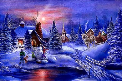 Blue Backgrounds For Christmas Moment Wallpapers