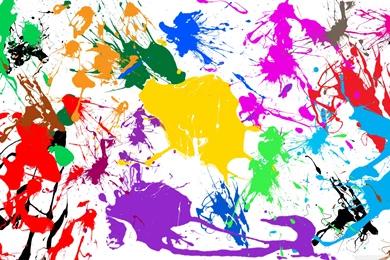 Paint Splatter HD Desktop Wallpapers : Widescreen : Fullscreen ...