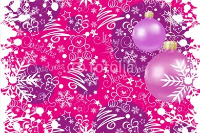 Christmas Wallpaper, Christmas Balls, Pink, Christmas Day " Stock ...