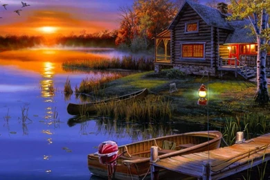 Lake House Desktop Wallpapers ~ Toptenpack.com