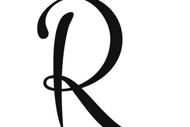 Calligraphy Alphabet R