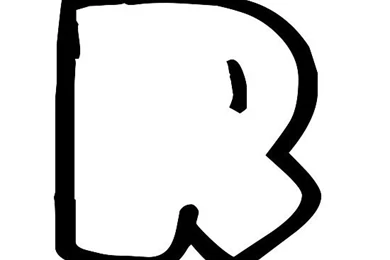 Graffiti Alphabet R Graffiti Letter R Printables