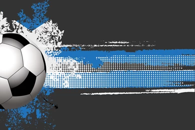 Football Or Soccer Ball Powerpoint Templates   Aqua / Cyan, Black ...