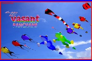 Happy Vasant Panchami 2016 HD Kites Images, Patang Photos Wallpapers