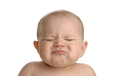 Funny Face Of Cute Small Baby