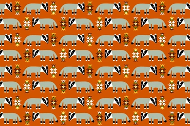 Honey Badger Fabric, Wallpapers & Gift Wrap   Spoonflower