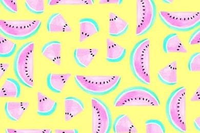Yellow Pink Green White Black Watermelon Backgrounds Wallpapers ...