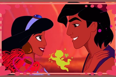 Aladdin And Jasmine Valentine Disney Wallpapers