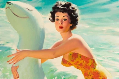 Pin Up Girl Painting Wallpapers Full HD [2400x1350]   Free ...