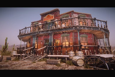 RePin Image: A Typical Western Saloon. On Pinterest