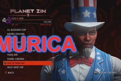 Saints Row 4: Uncle Sam Commander In Chief Pre Order Bonus   YouTube