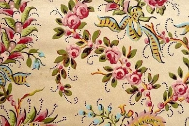 1920s Wallpapers Vintage French Pochoir Guashe Printed Technique ...