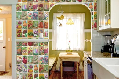Vintage French Seed Packet Wallpapers By Oakdene Designs ...