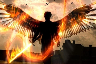 WARRIOR ANGEL WALLPAPER   (