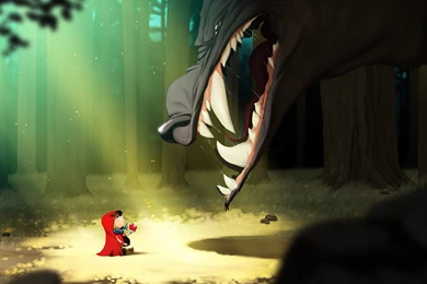 Little Red Riding Hood And The Wolf Wallpapers