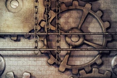 SuperHD.pics: Pipeline Digital Art Gears Mechanism Steampunk ...