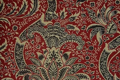Indian Linen Fabric By William Morris Sanderson