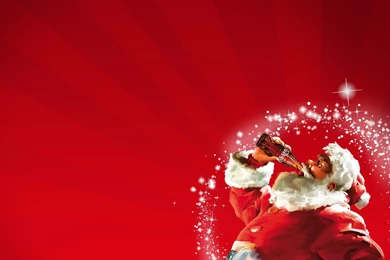 Coca cola New Year Santa Claus
