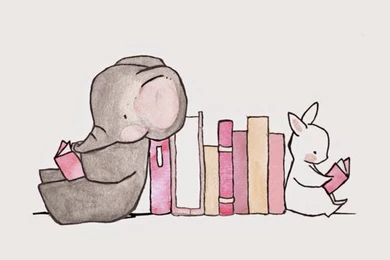 Wallpapers Cute Elephant And Friend