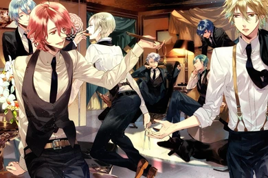 Starry Sky Series Anime Group Characters Friend Males Wallpapers ...
