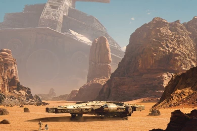 Star Wars, Artwork, Millennium Falcon Wallpapers HD / Desktop And ...