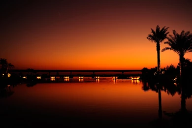 Download Wallpapers 3840x2400 Dubai, Night, Evening, Sunset, Orange ...