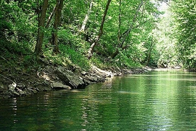 PEACEFUL RIVER WALLPAPER   (