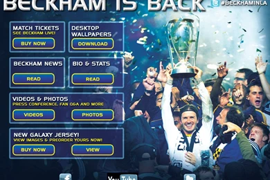 David Beckham Re signs With LA Galaxy