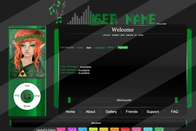 DeviantArt: More Like *~Premade Imvu Layout ~* Mell4 By IiM0N