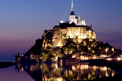 Wallpapers Mont Saint Michel Normandy France Europe Hd 1920x1080 ...