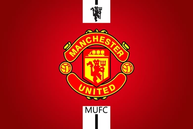 Manchester United Logo Red Backgrounds Wallpape