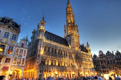 Wallpapers Belgian Europe Belgium Town Hall Brussels World City ...