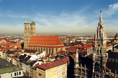 Munich Skyline Germany City Europe Wallpapers