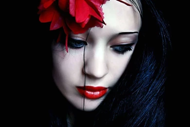 Dark Horror Fantasy Gothic Women Blood Vampire Wallpapers ...