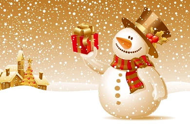 Download Christmas Snowman Wallpapers 6907 1600x1000 Px High ...